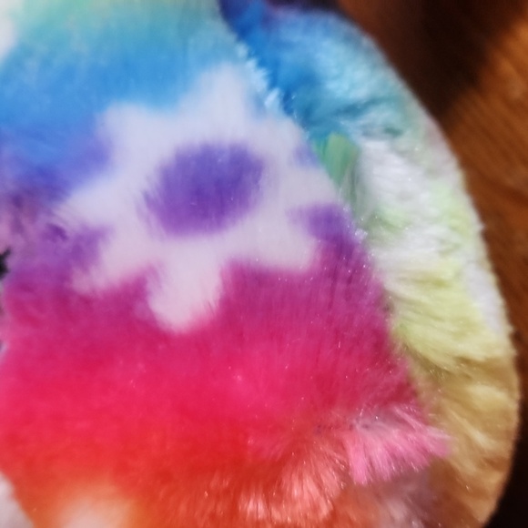 Build A Bear Rainbow 2014 Rare 16" Plush Bunny with Dress - Picture 7 of 8